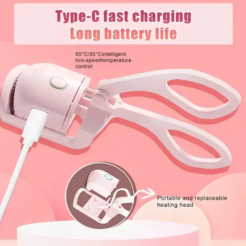 Heating Eyelash Curler with USB Charging