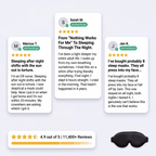 SleepLock™ Micro-Pressure Sleep Mask with Total Blackout