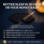 SleepLock™ Micro-Pressure Sleep Mask with Total Blackout